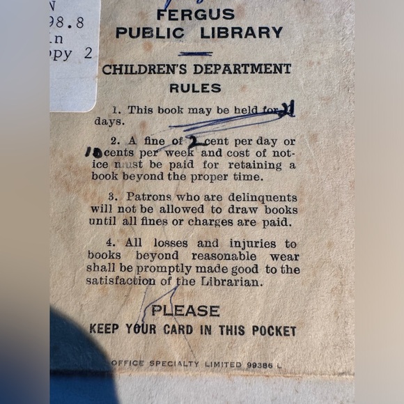 Antique vintage 1960 lavender’s Blue nursery rhymes - Picture 11 of 12